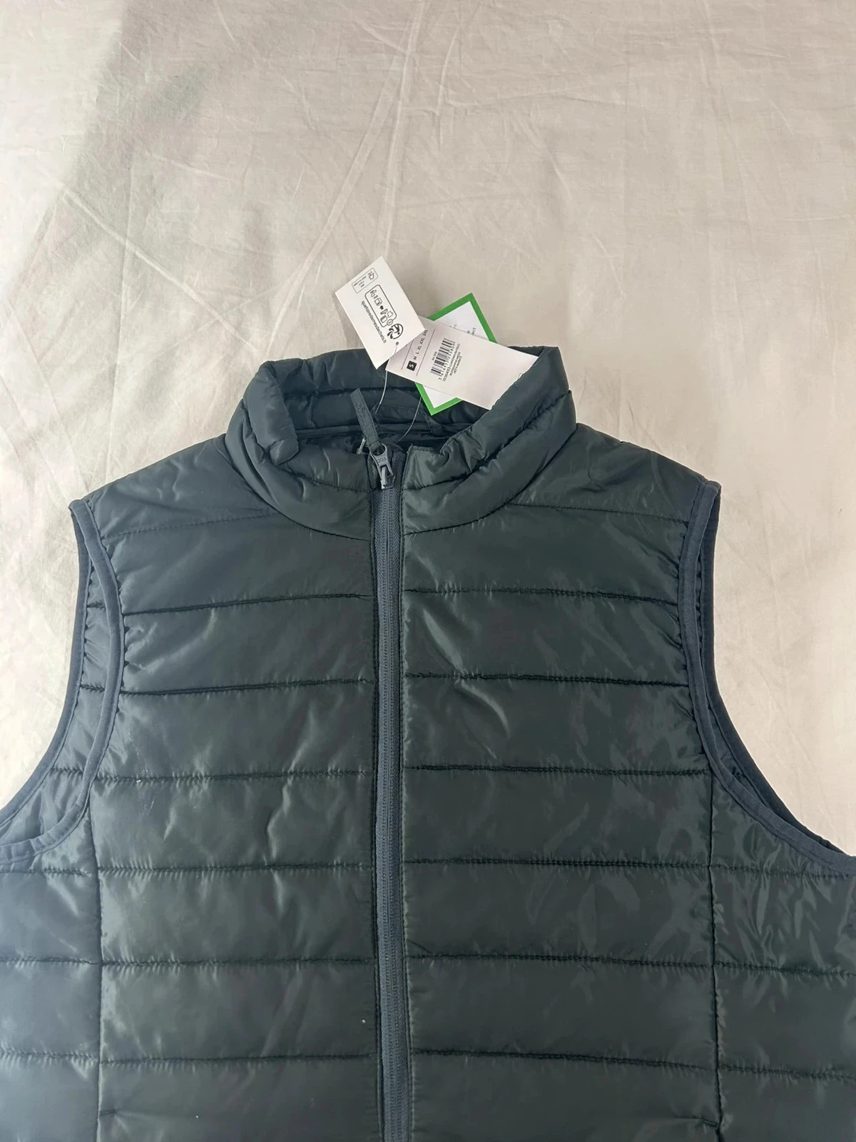 Zwarte donsvest zonder mouwen tex – photo 4